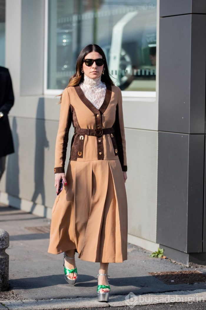 Milano Moda Haftası'nda sokak stili