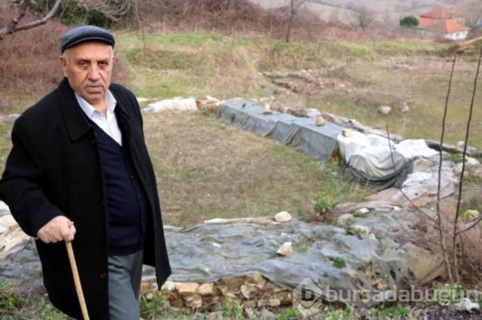 Bahçesinde Roma dönemine ait eserler çıktı