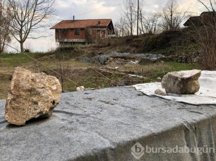 Bahçesinde Roma dönemine ait eserler çıktı
