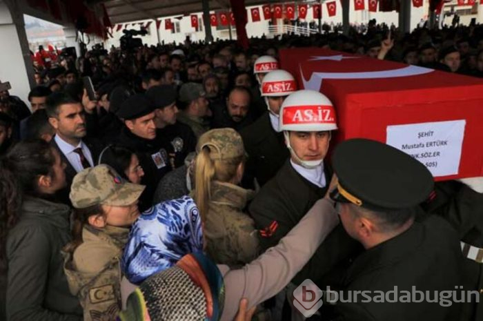 İdlib şehidi sözleşmeli er memleketi toprağa verildi