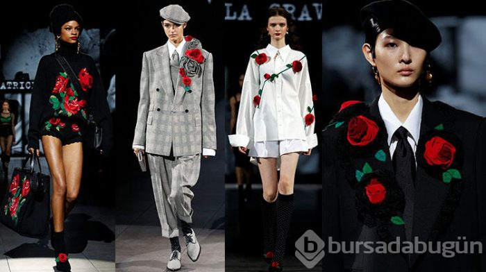 Moda haftasında gül bahçesi