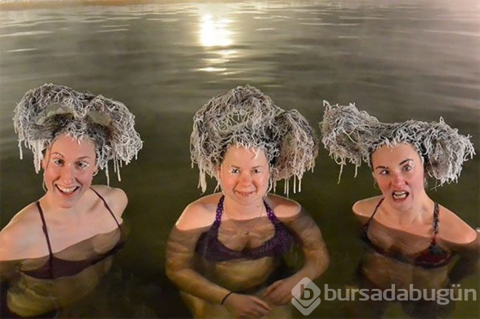 Saç Dondurma Yarışması'nda modeller birbirleriyle yarıştı!