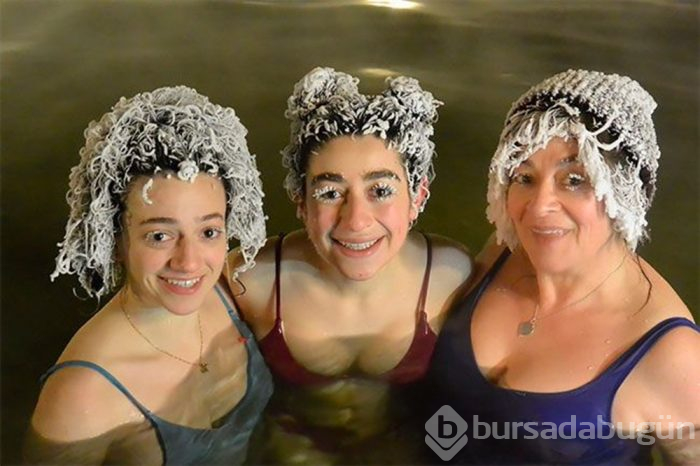 Saç Dondurma Yarışması'nda modeller birbirleriyle yarıştı!
