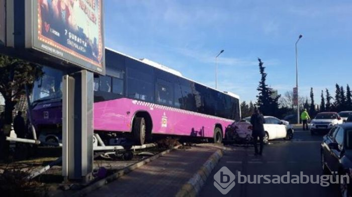 Ataşehir'de korkunç kaza!