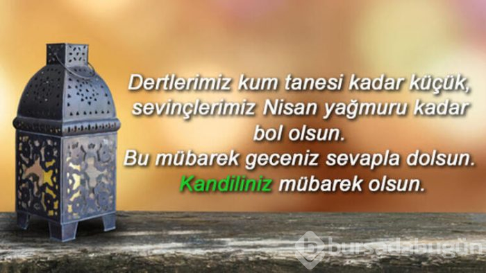 Regaip Kandili resimli kandil mesajları!