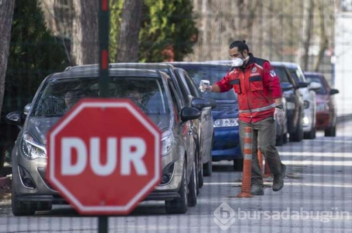 Sınır kapısında Koronavirüs önlemi!