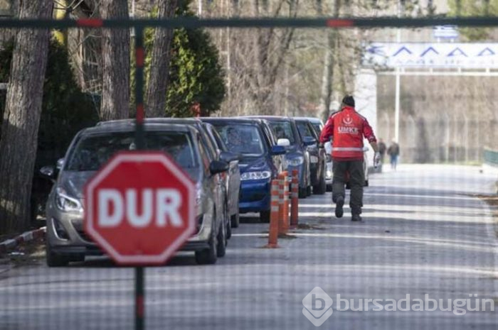 Sınır kapısında Koronavirüs önlemi!