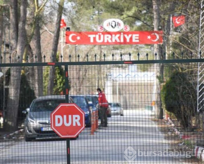 Sınır kapısında Koronavirüs önlemi!