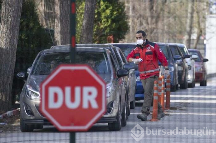 Sınır kapısında Koronavirüs önlemi!