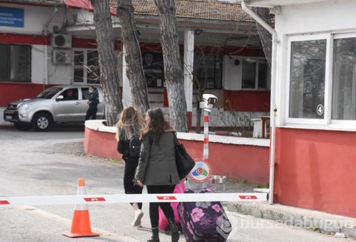 Sınır kapısında Koronavirüs önlemi!