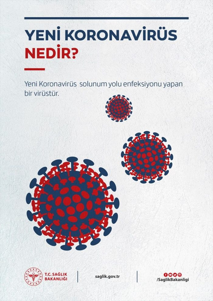 Sağlık Bakanlığı'ndan korona virüs broşürü