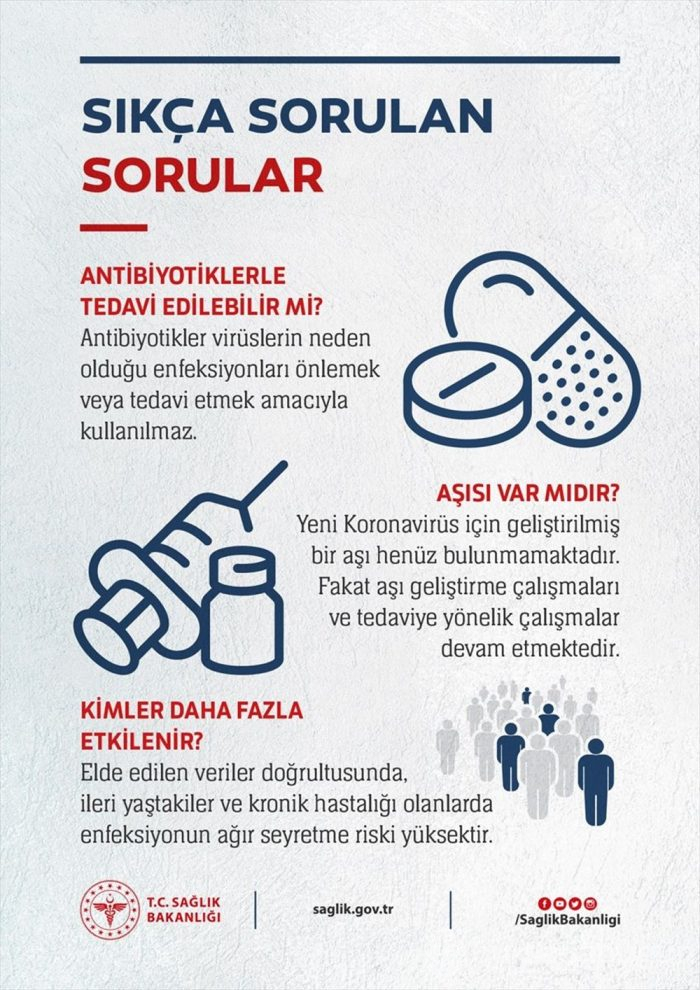 Sağlık Bakanlığı'ndan korona virüs broşürü