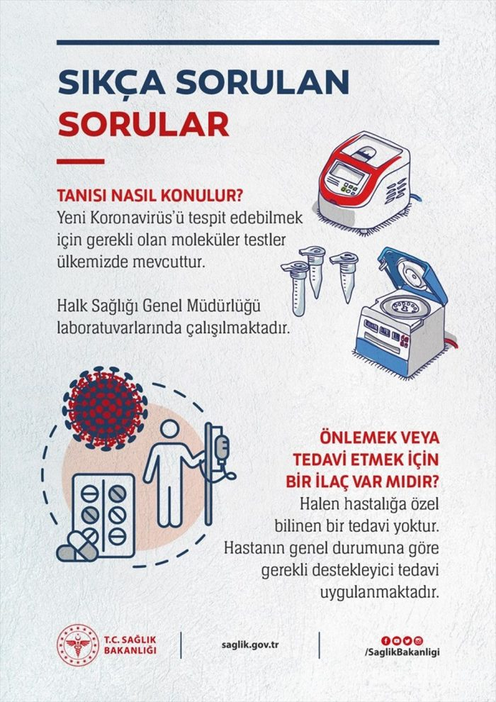 Sağlık Bakanlığı'ndan korona virüs broşürü