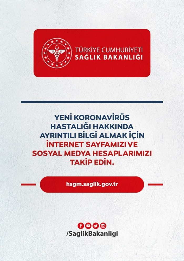 Sağlık Bakanlığı'ndan korona virüs broşürü