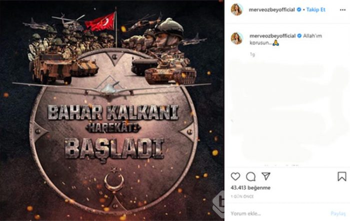Bahar Kalkanı Harekatı'na destek!