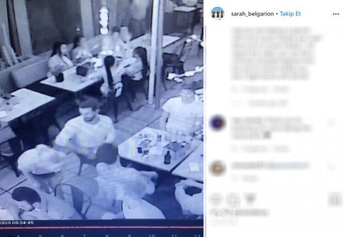 Taciz görüntülerini paylaştı! Yer yerinden oynadı...