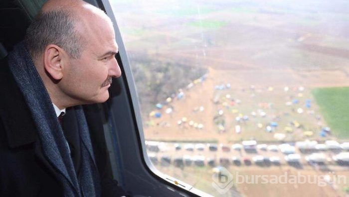 Süleyman Soylu sınıra gitti! İşte görüntüleri...