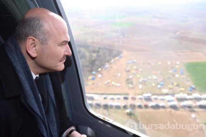 Süleyman Soylu sınıra gitti! İşte görüntüleri...