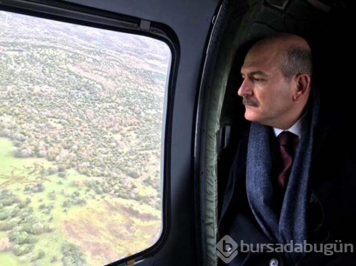 Süleyman Soylu sınıra gitti! İşte görüntüleri...