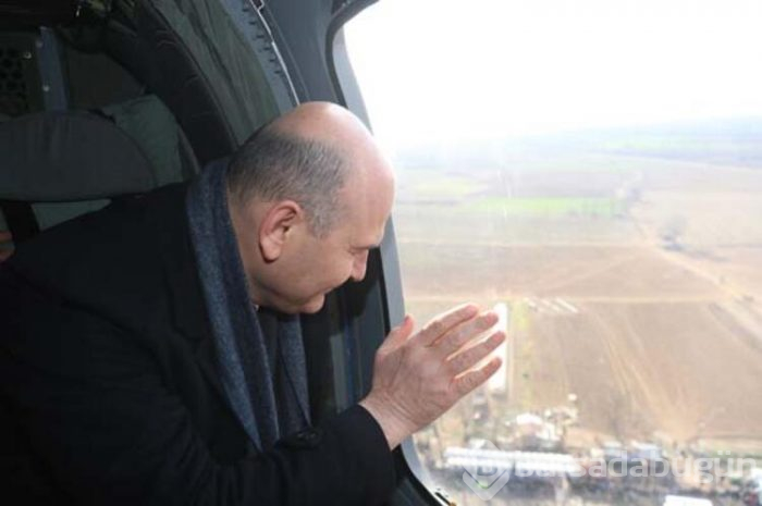 Süleyman Soylu sınıra gitti! İşte görüntüleri...
