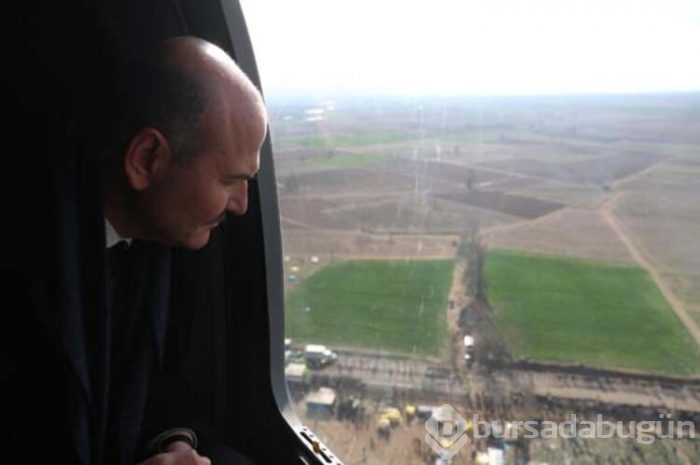 Süleyman Soylu sınıra gitti! İşte görüntüleri...