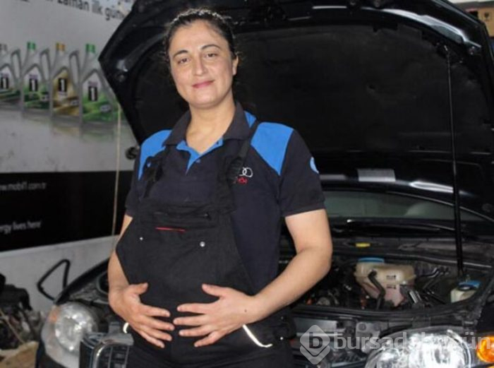 8 aylık hamile kadının yaptığını gören şaşıyor!