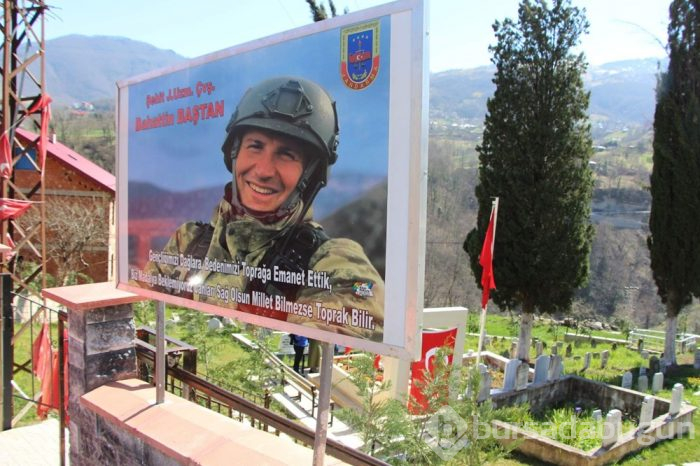 Şehidin evindeki müzeye balmumu heykel