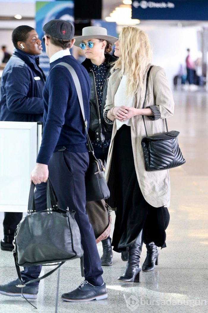 Johnny Depp'den ayrılan Amber Heard sevgilisiyle el ele