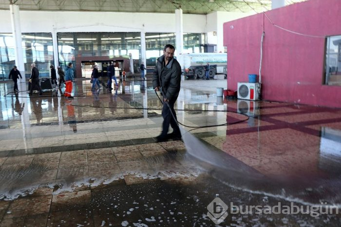 Selimiye Camisi dezenfekte edildi