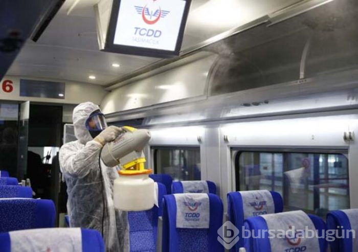 Hızlı trenlerde virüse karşı önlem alındı!