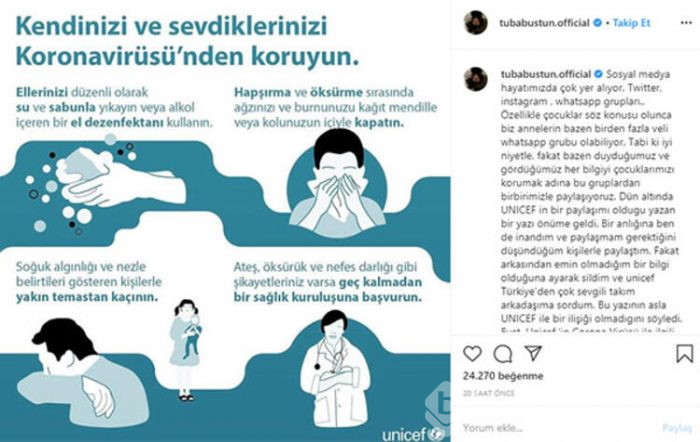 Ünlülerden Koronavirüs için tavsiyeler! Cahillik yapmayalım lütfen!