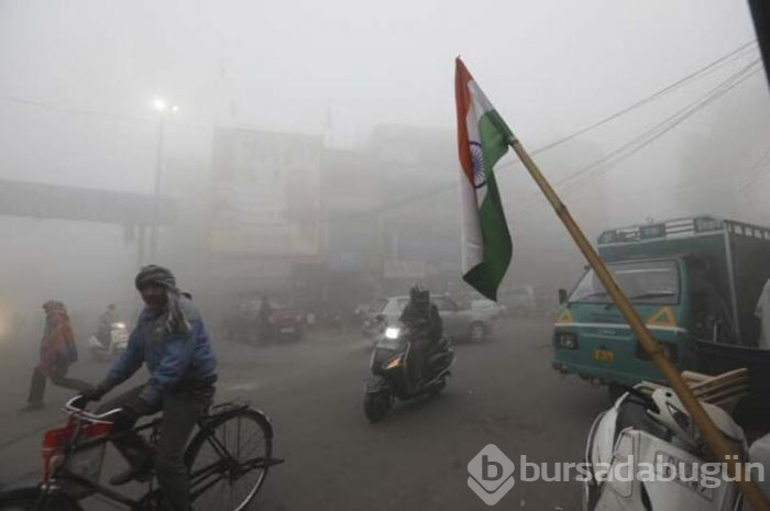 Hindistan'da hava kirliliği korkunç boyutlarda!