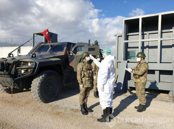Sınır birlikleri koronavirüse karşı önlem almaya başladı