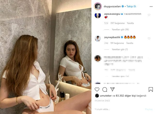 Karantinayı fırsata çevirdi, Duygu Özaslan'a beğeni yağdı!