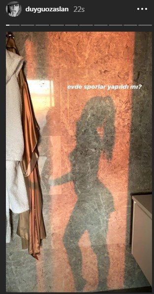 Karantinayı fırsata çevirdi, Duygu Özaslan'a beğeni yağdı!