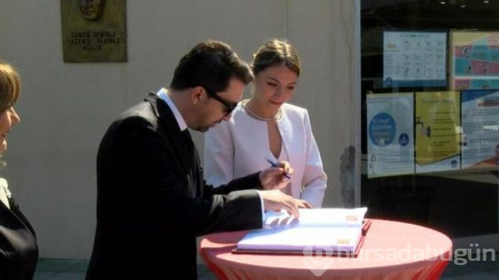 Nikah bahçede kıyıldı! 