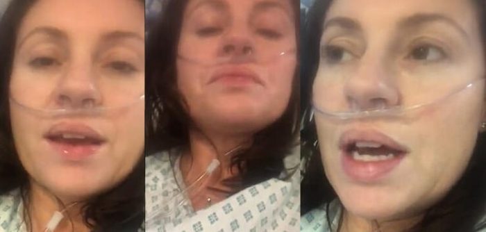 39 yaşındaki kadın corona virüs yoğun bakımından video paylaştı