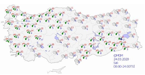 Sıcaklıklar artıyor, ilkbahar kendini göstermeye başlıyor