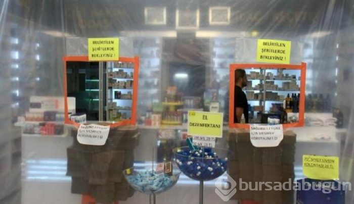 Eczanelerden brandalı önlem