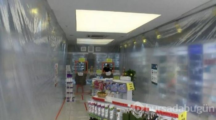 Eczanelerden brandalı önlem