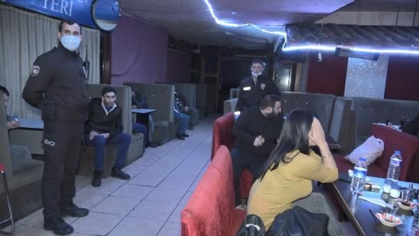 Bursa'da korona yasağına uymayan eğlence mekanlarına baskın!