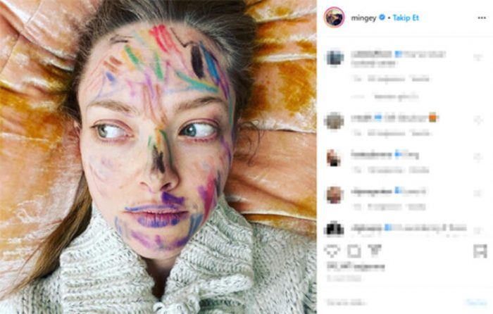 Adriana Lima'nın karantina halleri 