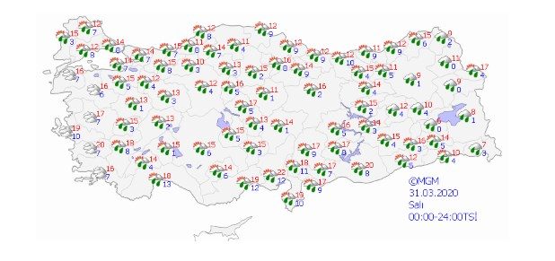 Kuvvetli sağanak yağış kapıda