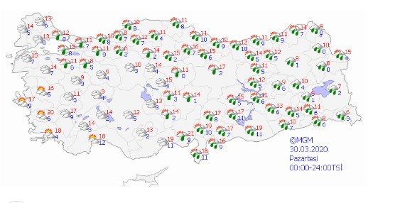 Kuvvetli sağanak yağış kapıda
