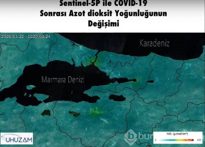 Koronavirüsün İstanbul'da yarattığı değişim uzaydan görünüyor!