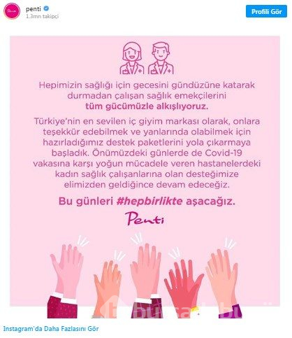 Koronavirüs salgınıyla mücadelede destekçi olan firmalar hangileri?
