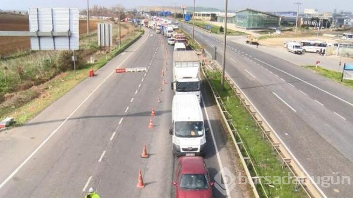 İstanbul'a giriş çıkış kuyruğu