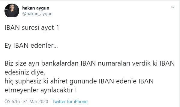 Hakan Aygün'ün paylaşımı tepki topladı