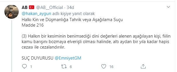 Hakan Aygün'ün paylaşımı tepki topladı