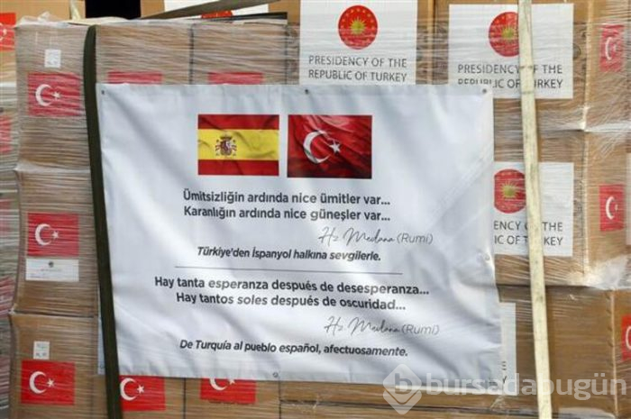 Türkiye'den İspanya ve İtalya'ya yardım